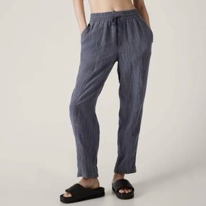 athleta retreat linen ankle pant
